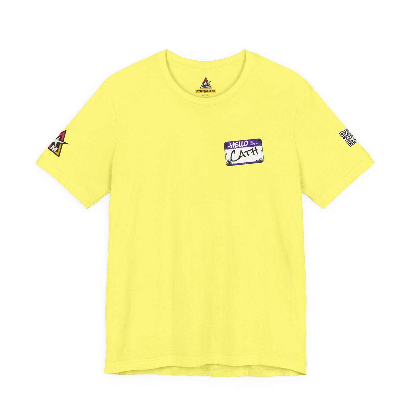 Custom Name Tag – Personalized Streetwear Graphic Tee