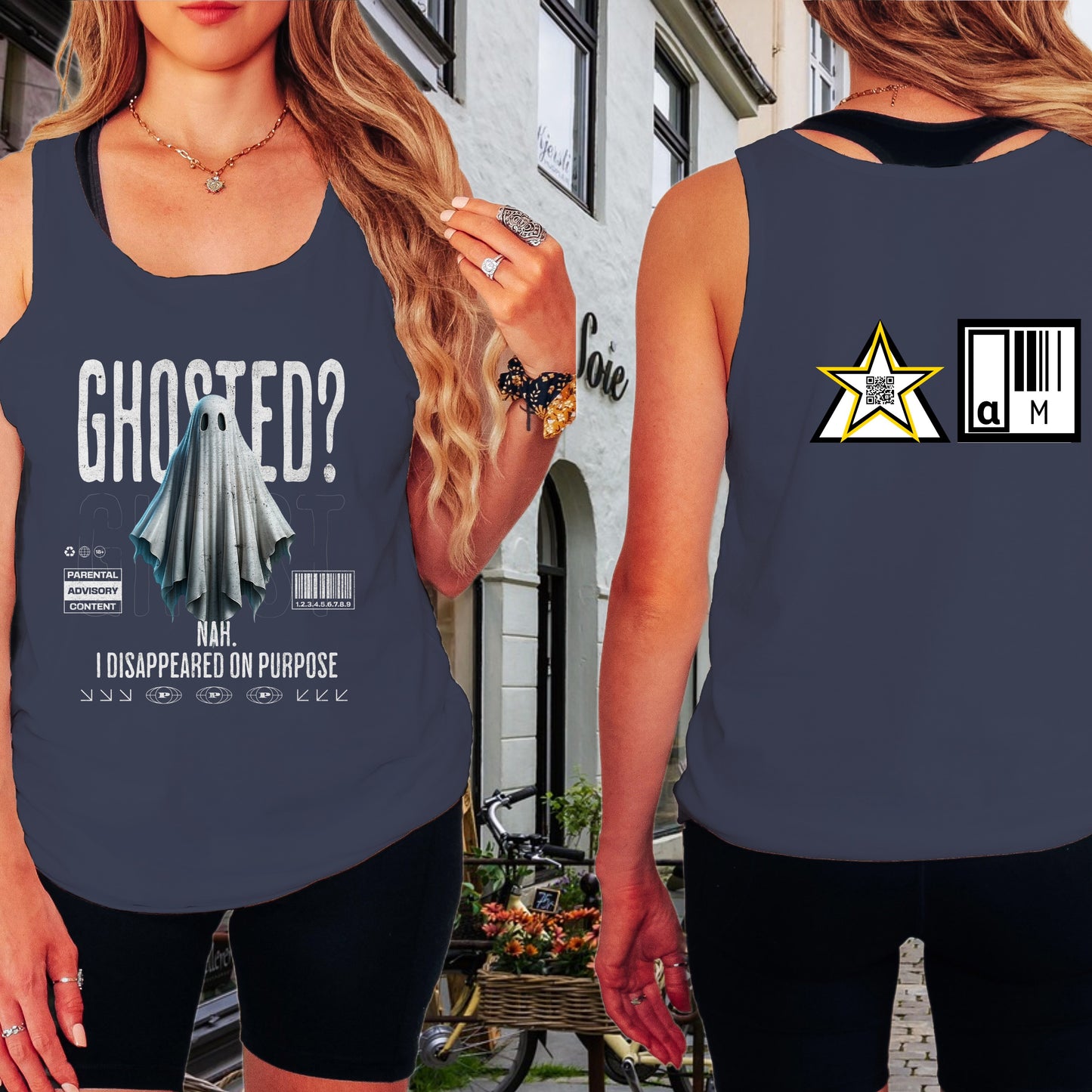 Ghosted Nah I Disappeared On Purpose Tank Top product type
