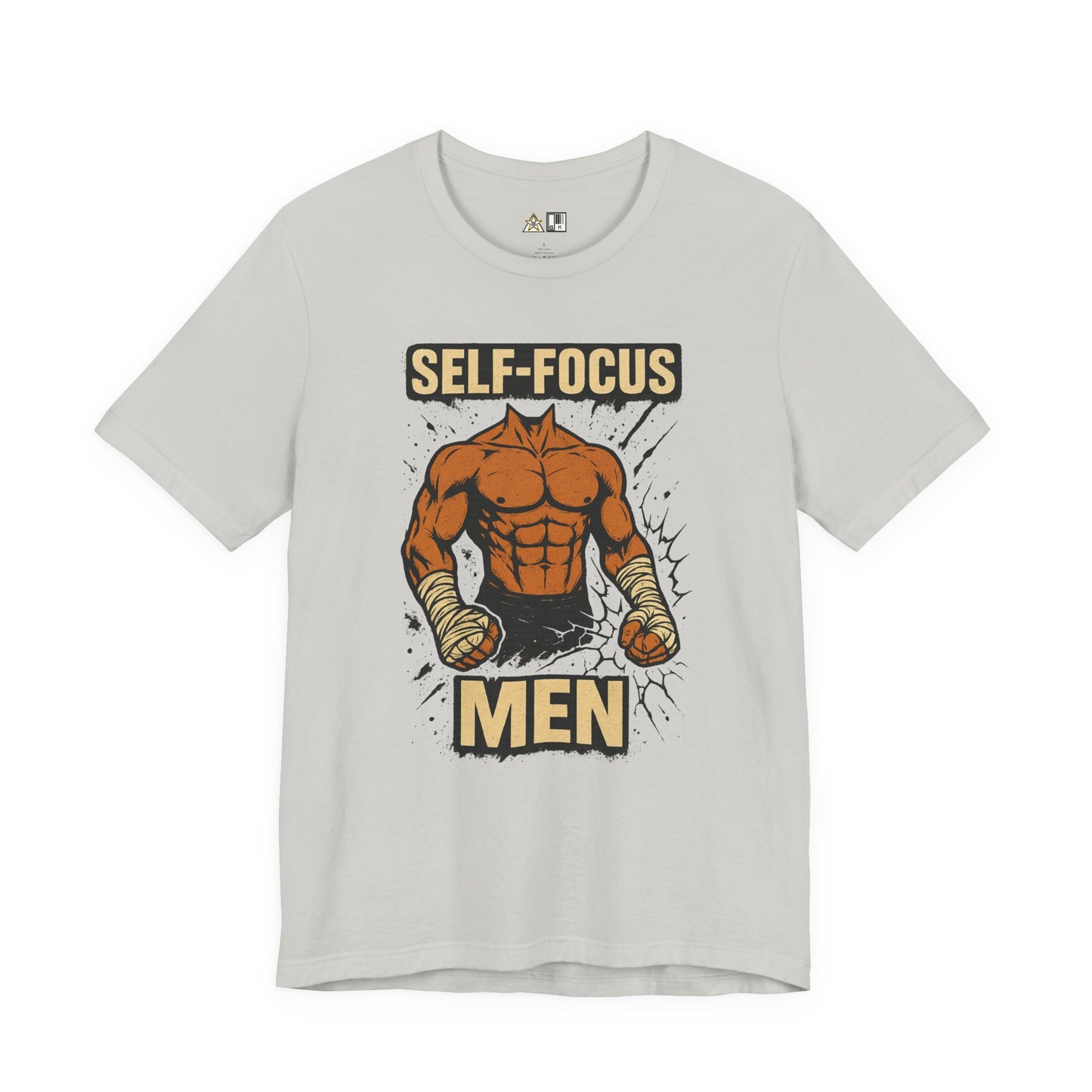 Fighter Self-Focus Men Muscle Power – Unisex Streetwear Graphic Tee