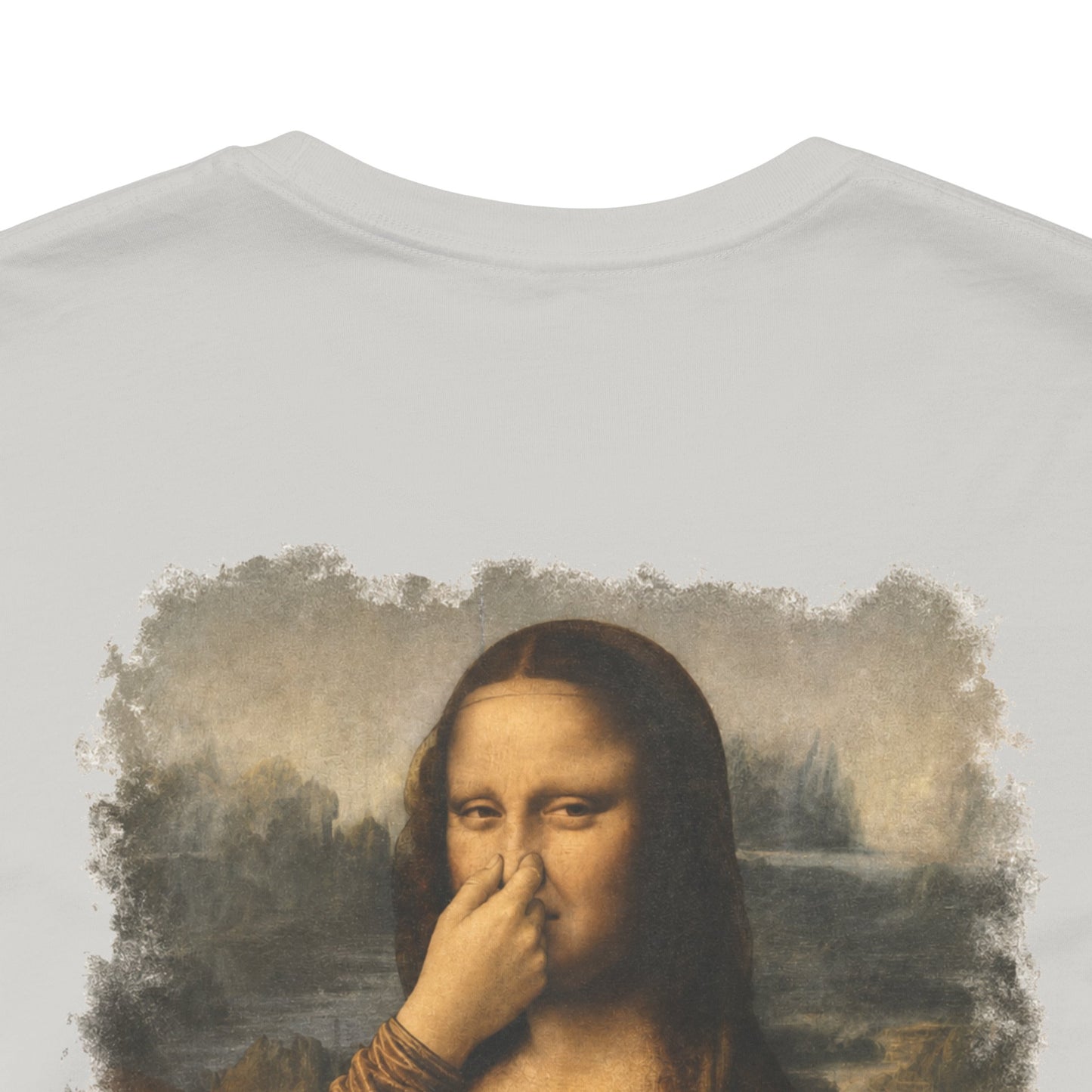 Something Stinks – Funny Mona Lisa Parody Graphic Tee
