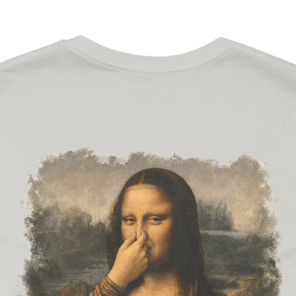 Something Stinks – Funny Mona Lisa Parody Graphic Tee