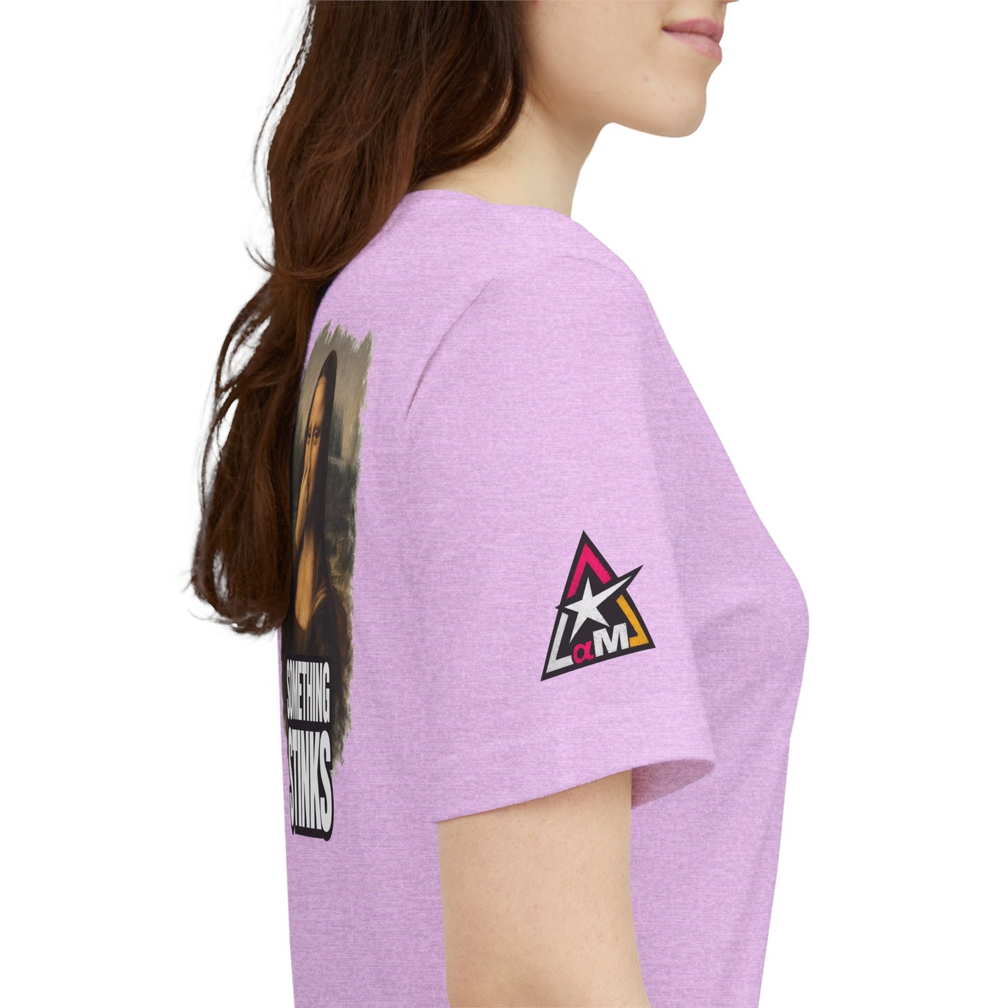 Something Stinks – Funny Mona Lisa Parody Graphic Tee