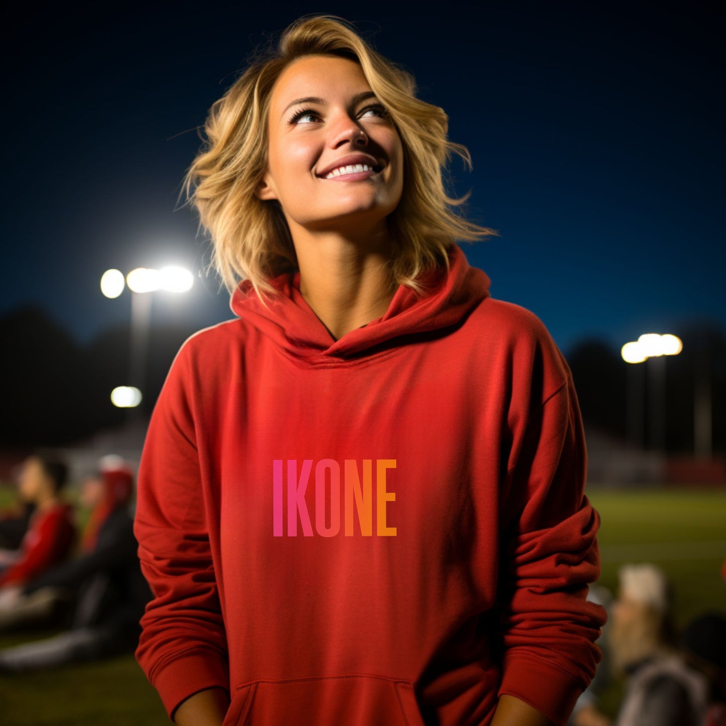 Stylish IKONE Graphic Hoodie for Trendy Fashion Fans