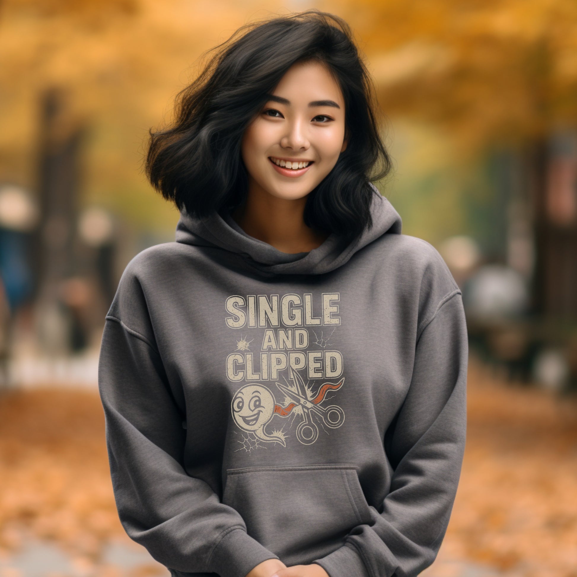 Single and Clipped Graphic Hoodie product