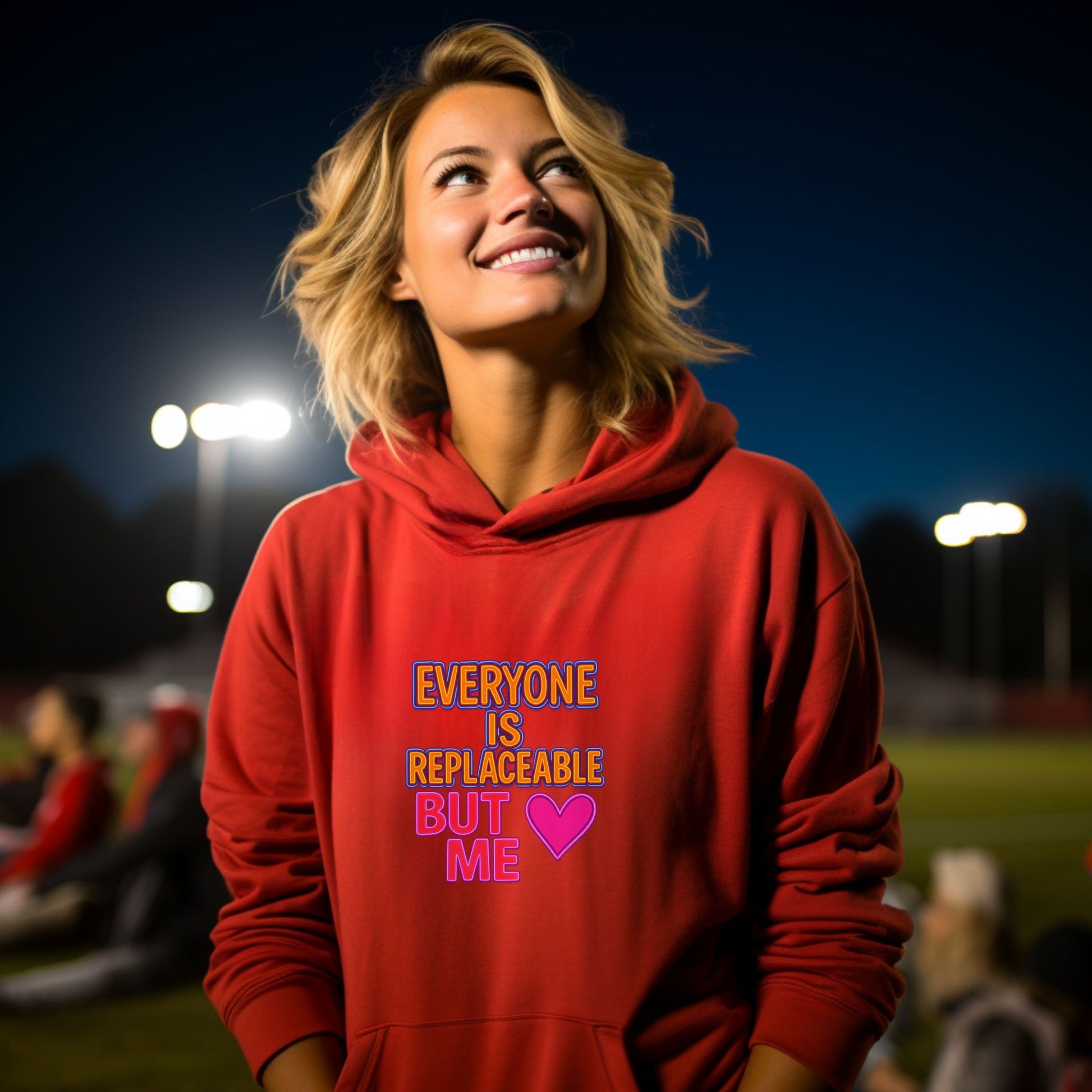 Everyone Is Replaceable But Me Graphic Hoodie product