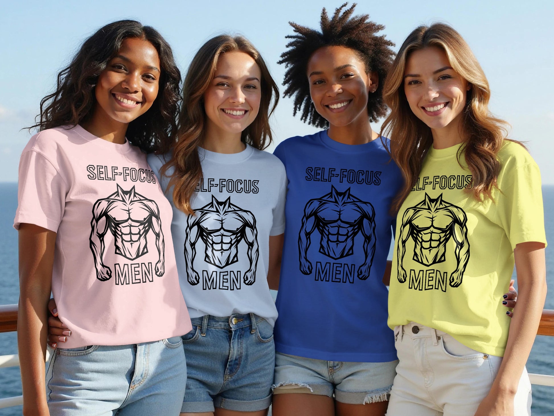 Self-Focus Men Graphic Tee Shirt Casual product type