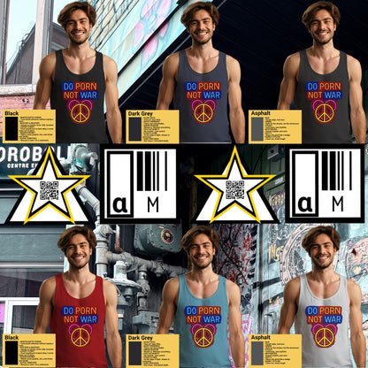 Do Porn Not War Peace Symbol Tank Top product