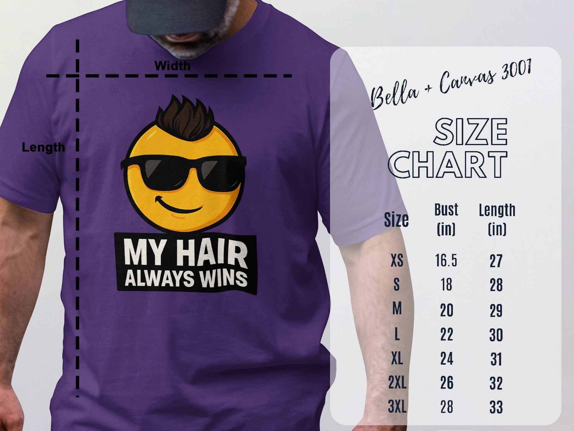 My Hair Always Wins Funny T-shirt product