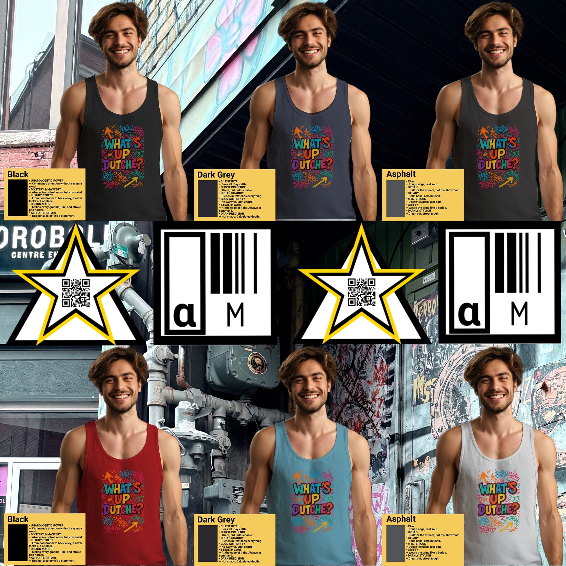 Trendy Graphic Tank Top What's Up Dutch shirt product