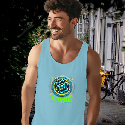 Atomic Mind Design Men's Sleeveless Tank Top product type