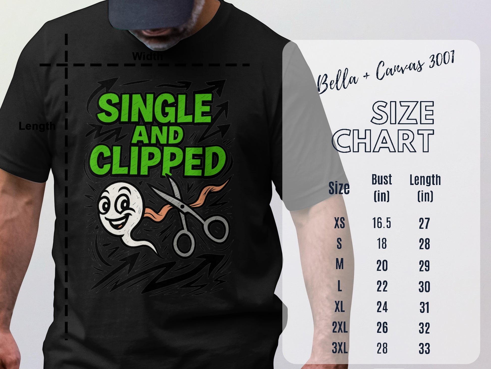 Single and Clipped Fun Graphic Tee product