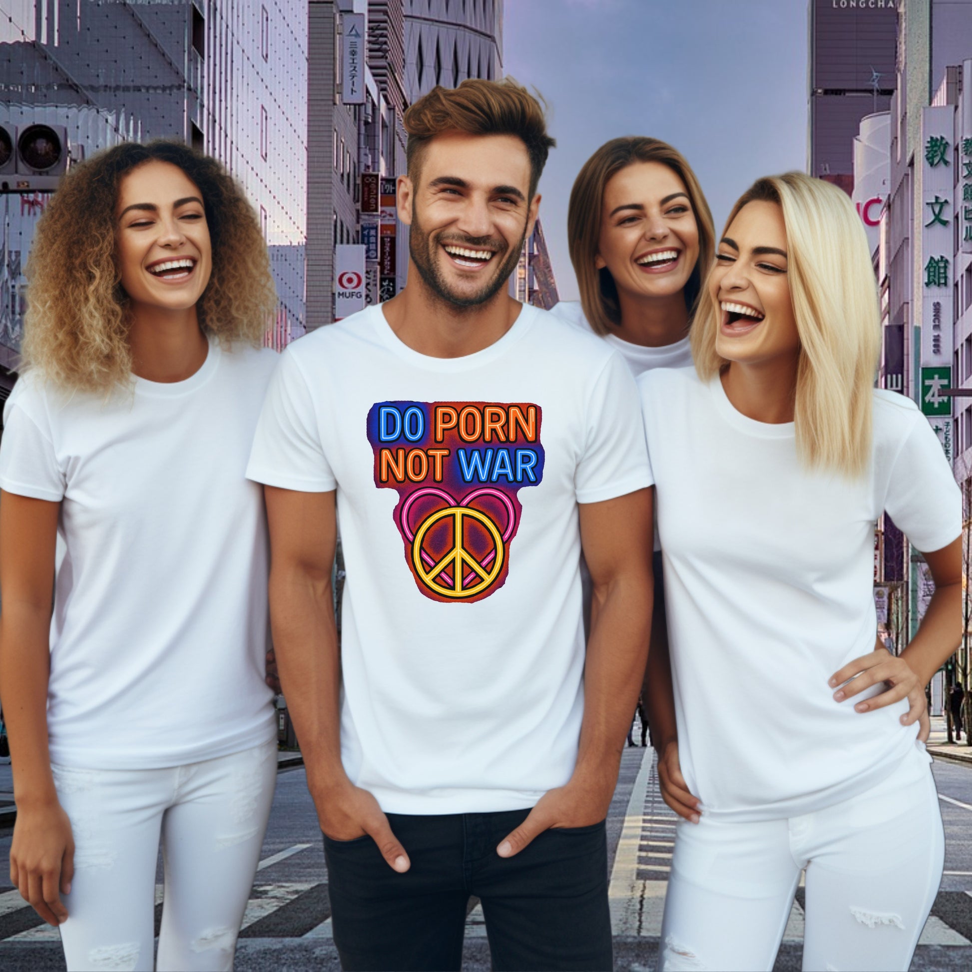 Do Porn Not War Peace Sign Artwork T-shirt product