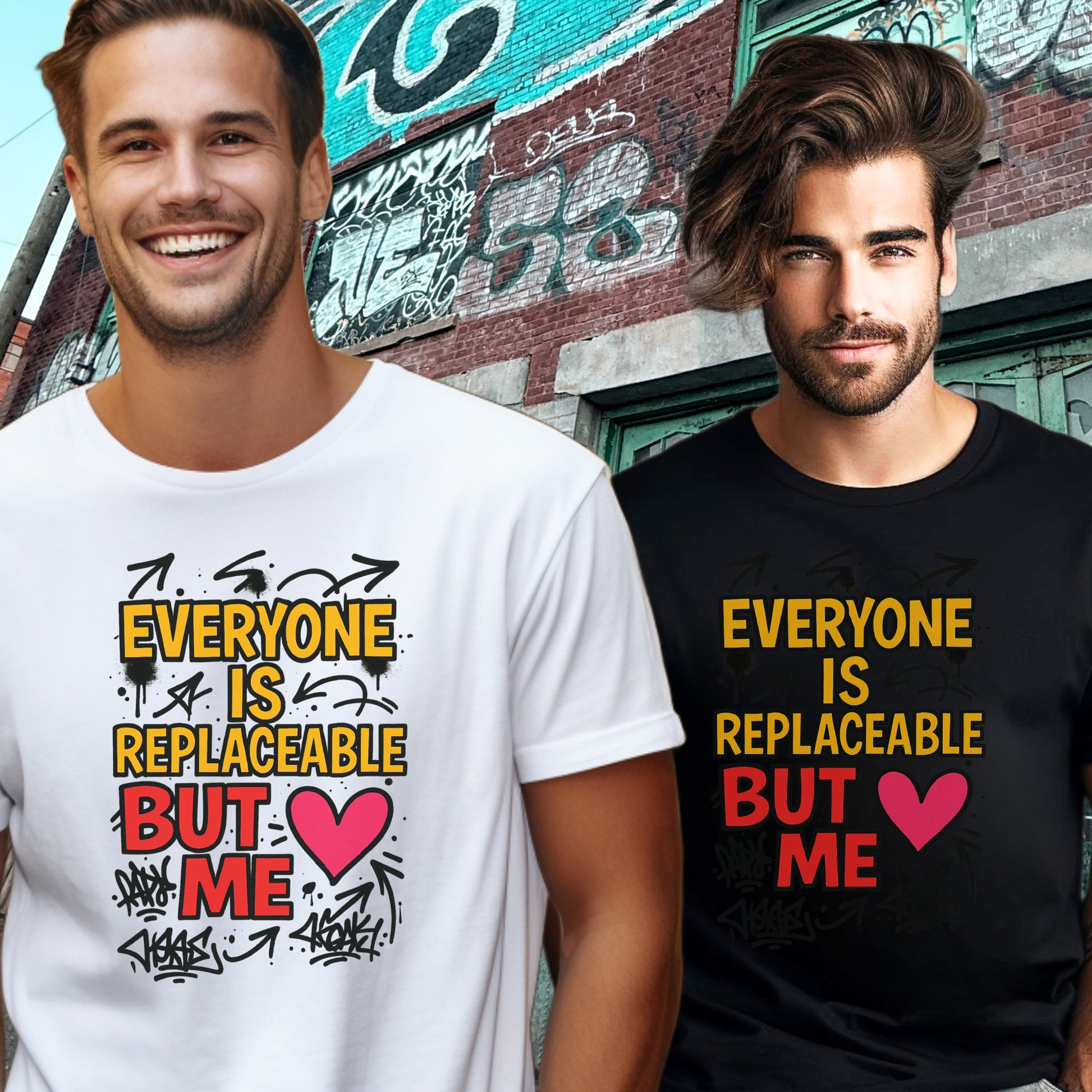 Everyone is Replaceable But Me Heart T-Shirt product
