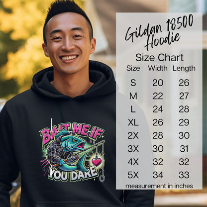 Bait Me If You Dare Gildan 18500 Hoodie product