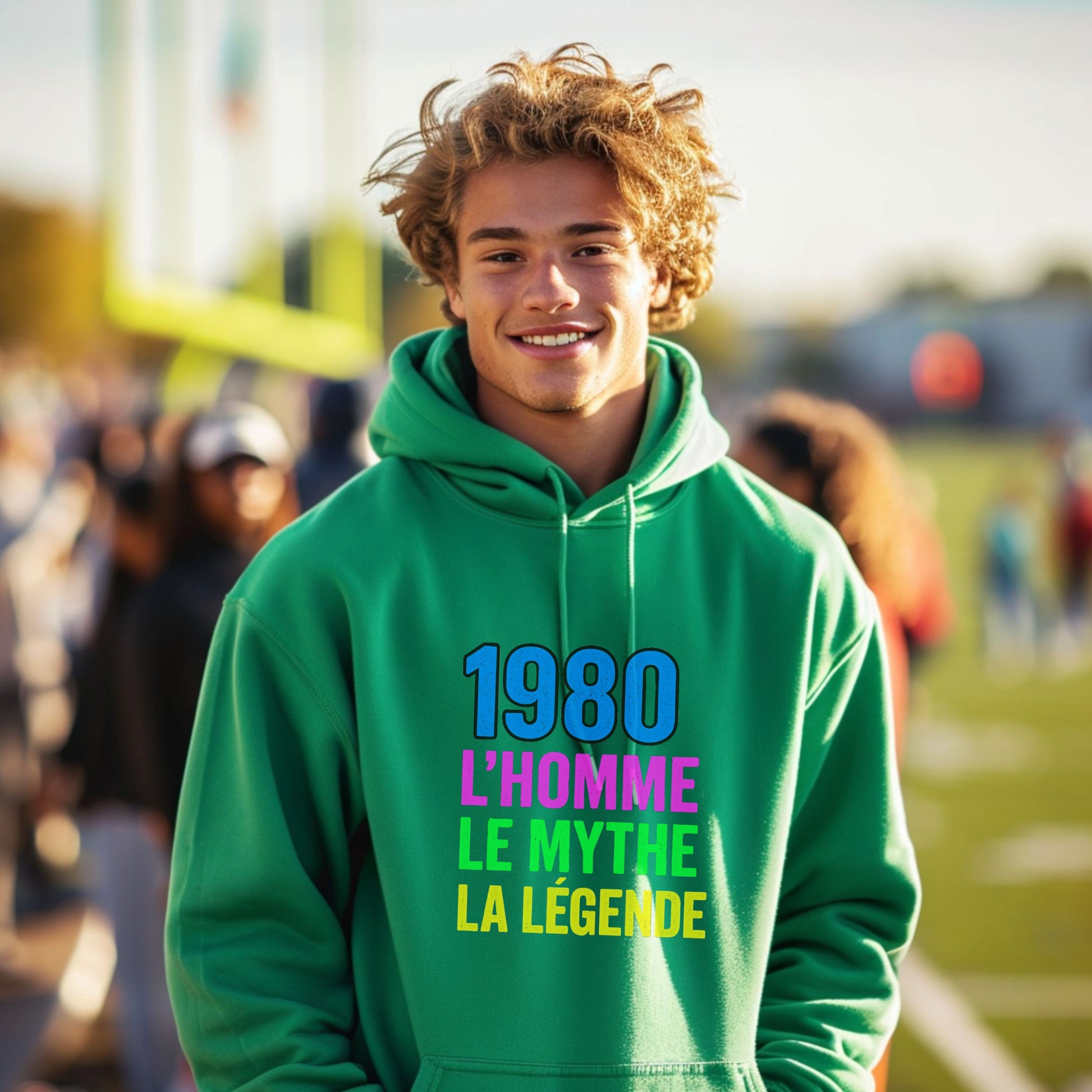 1980 L'Homme Le Mythe La Légende Hoodie