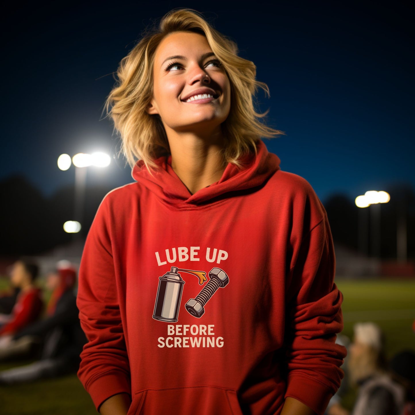 Lube Up Before Screwing Hoodie Unique Product Type