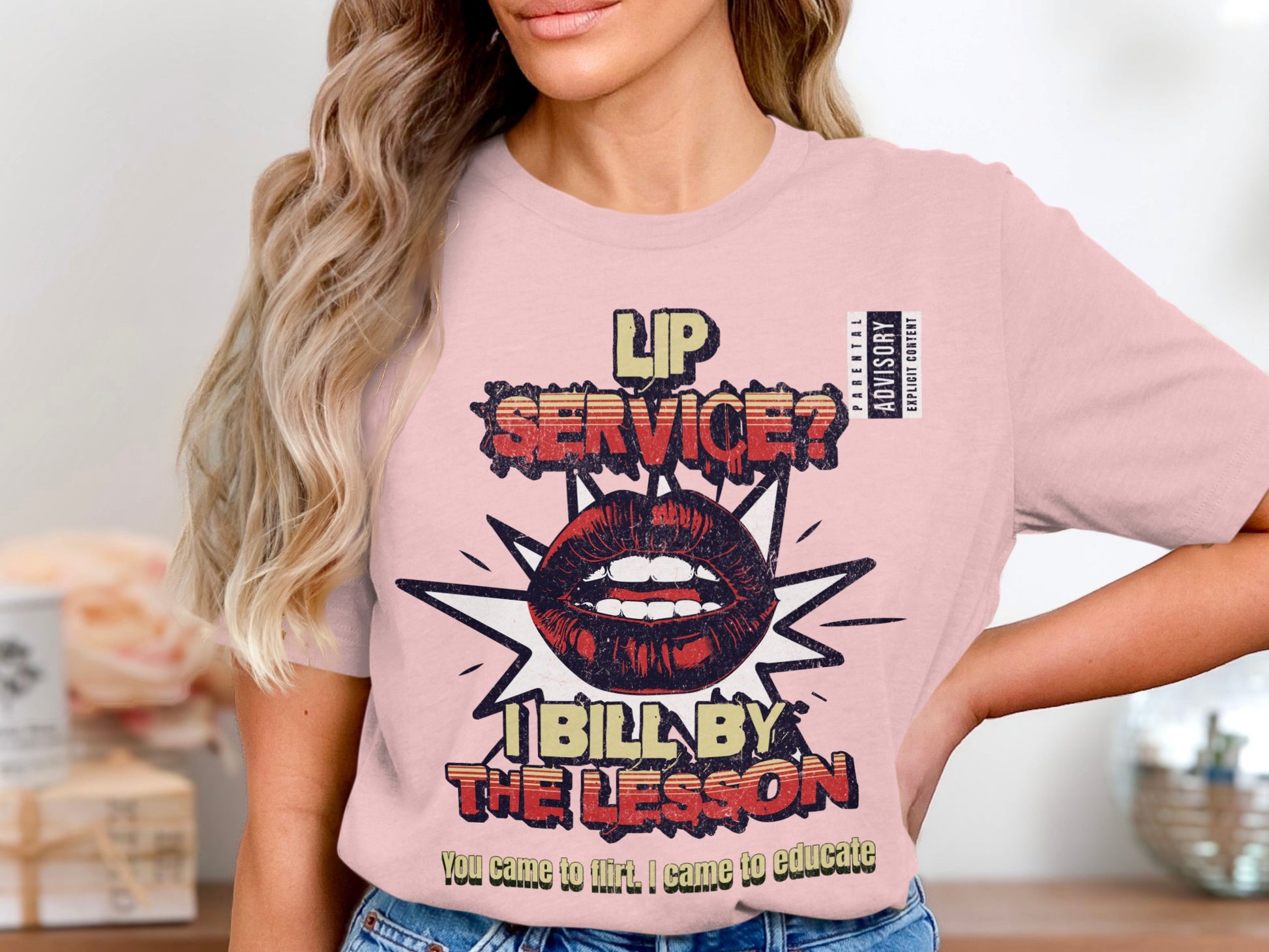 Lip Service I Bill By The Lesson Graphic T-Shirt product