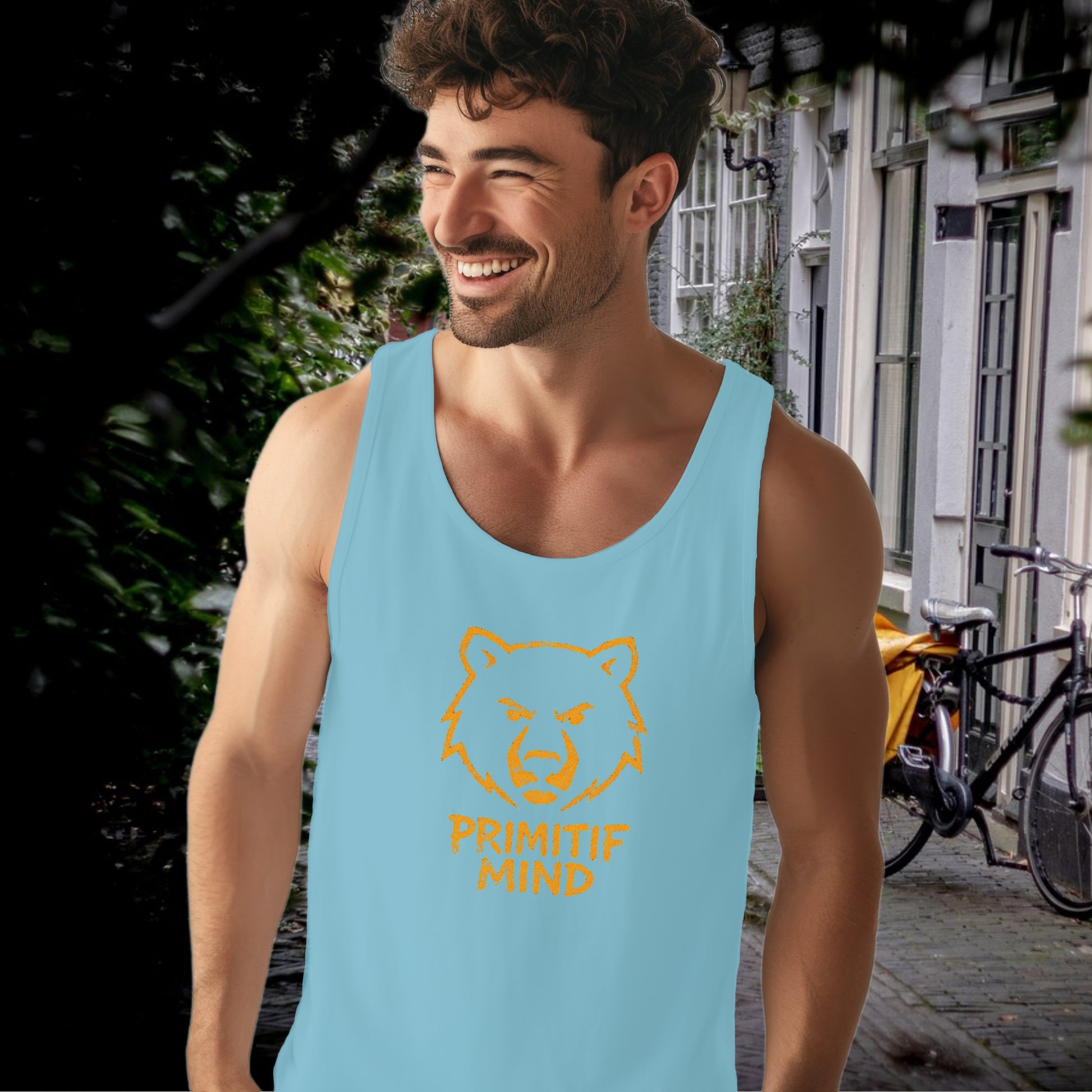 Bear Face Graphic Tank by PRIMITIF MIND Tank Top product