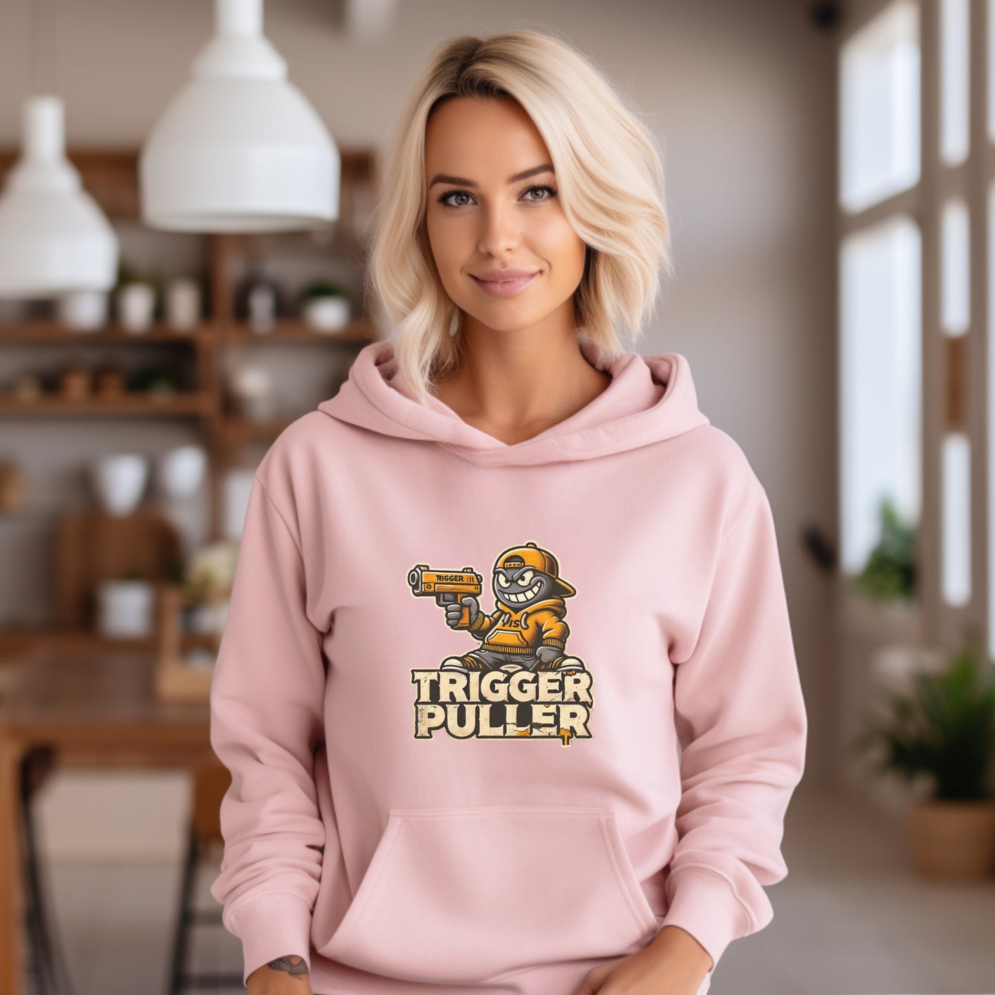 Trigger Puller Hoodie Creative Design Apparel product