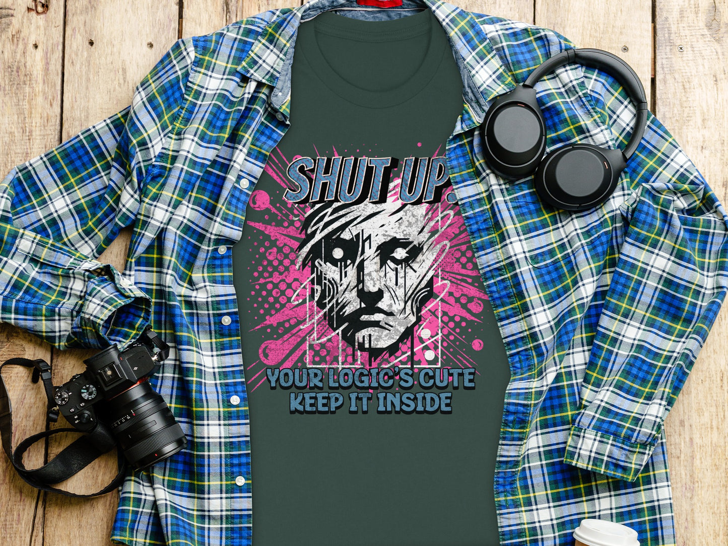 Shut Up Your Logic Is Cute Graphic T-Shirt product