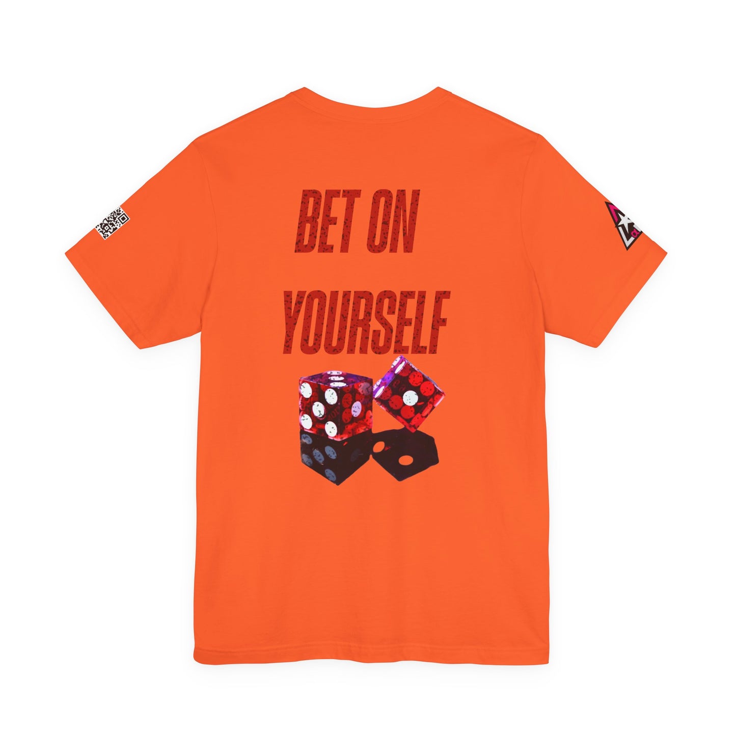 BET ON YOURSELF Graphic T-Shirt | Motivational Streetwear Tee | Dice Graphic Shirt