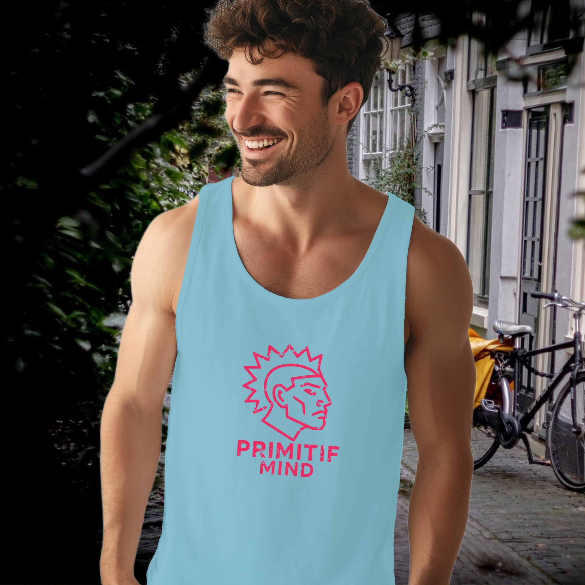 Bold Graphic Design Tank Top Stylish Sleeveless product type