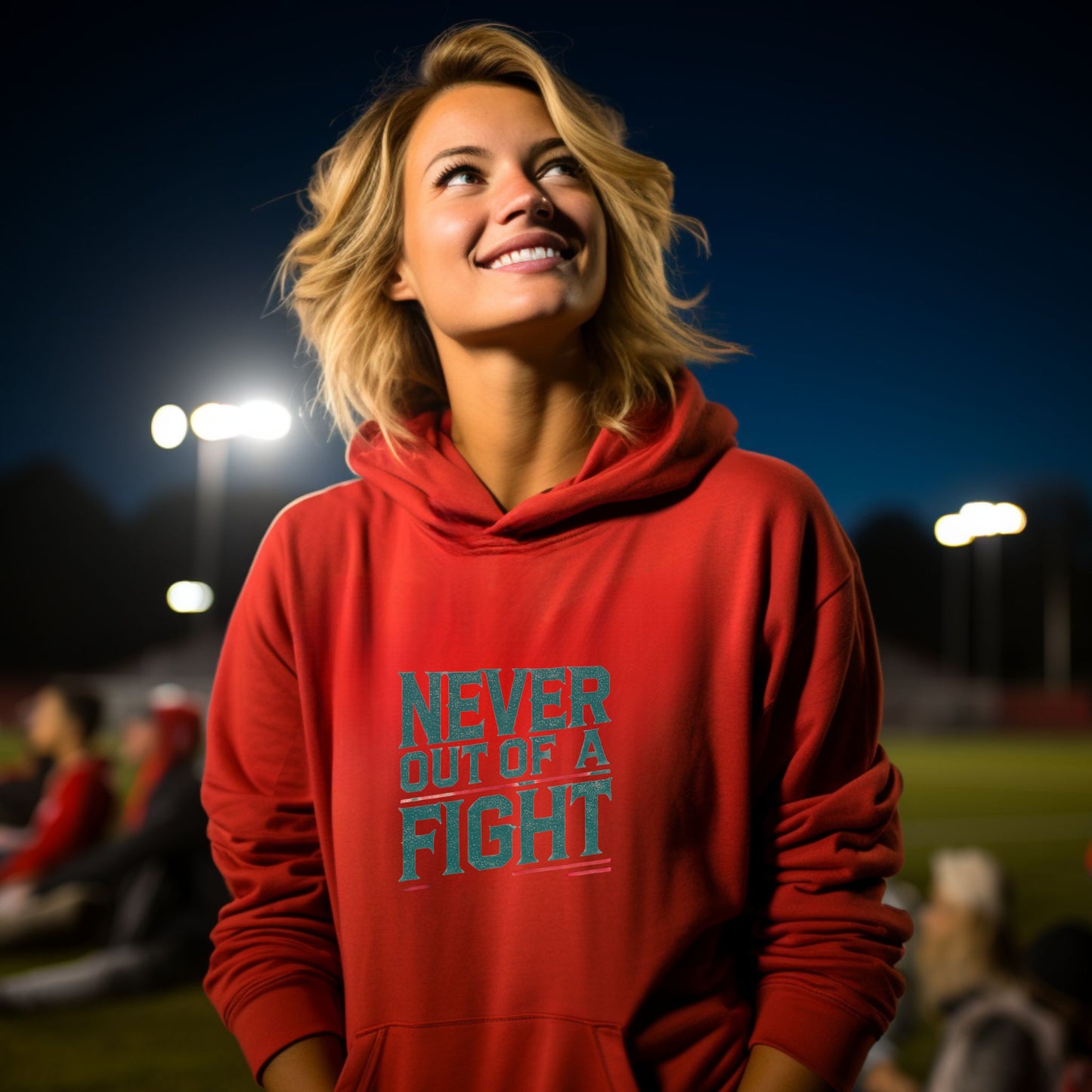 Never Out of a Fight Printed Hoodie product