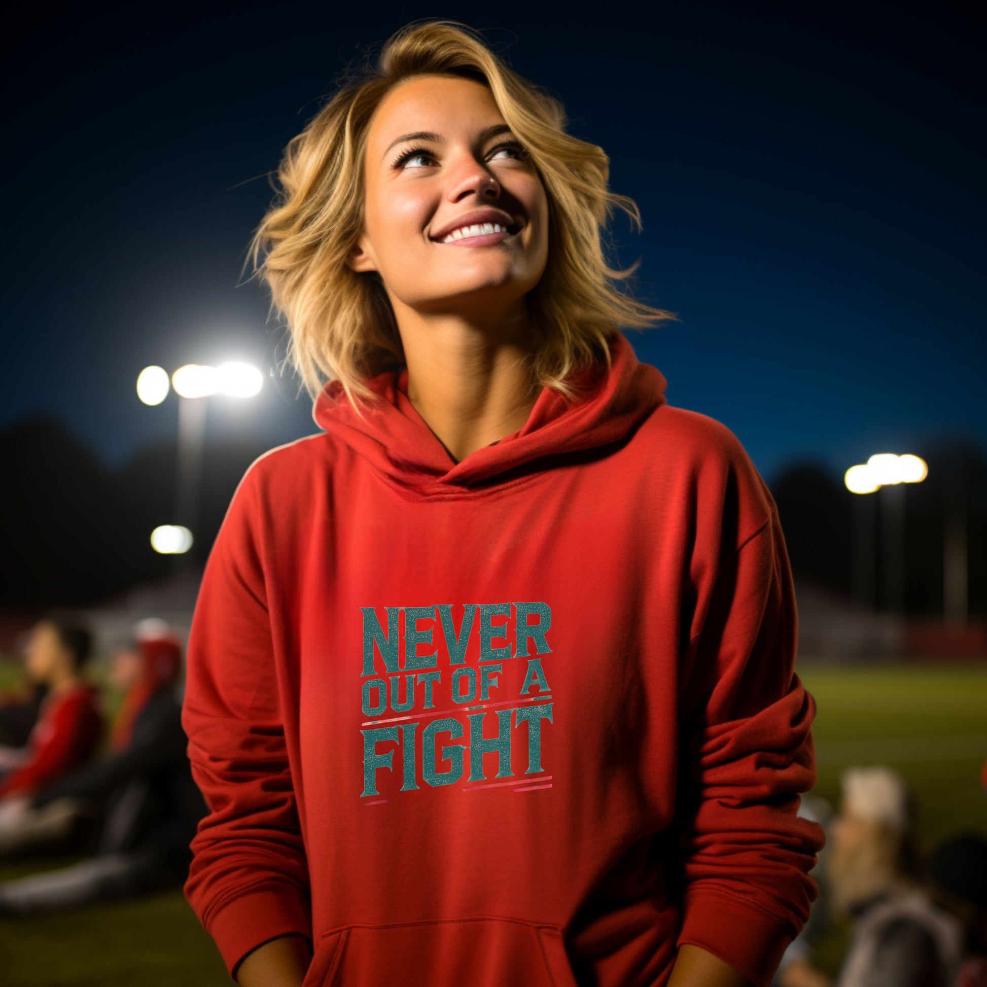 Never Out of a Fight Printed Hoodie product