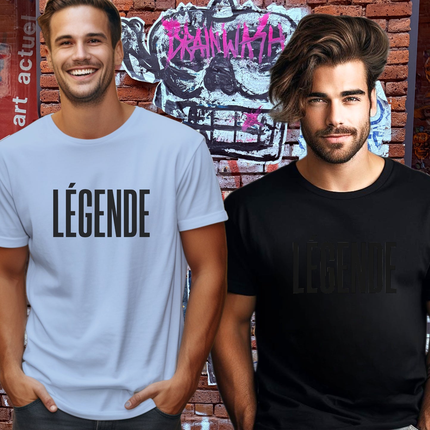 Stylish Lègende Graphic T-Shirt for Casual Wear