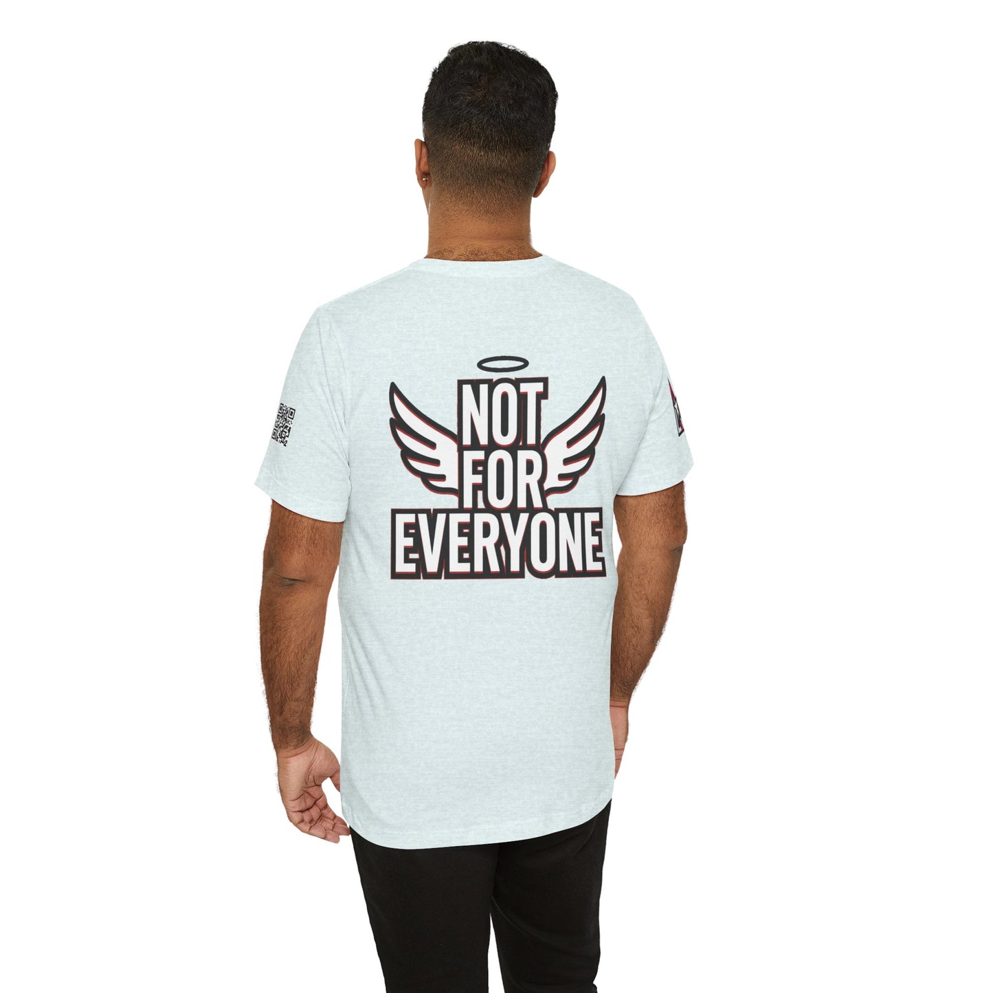 NOT FOR EVERYONE Graphic T-Shirt | Angel Wings Statement Tee | Bold Streetwear Shirt | Unisex Graphic Tee