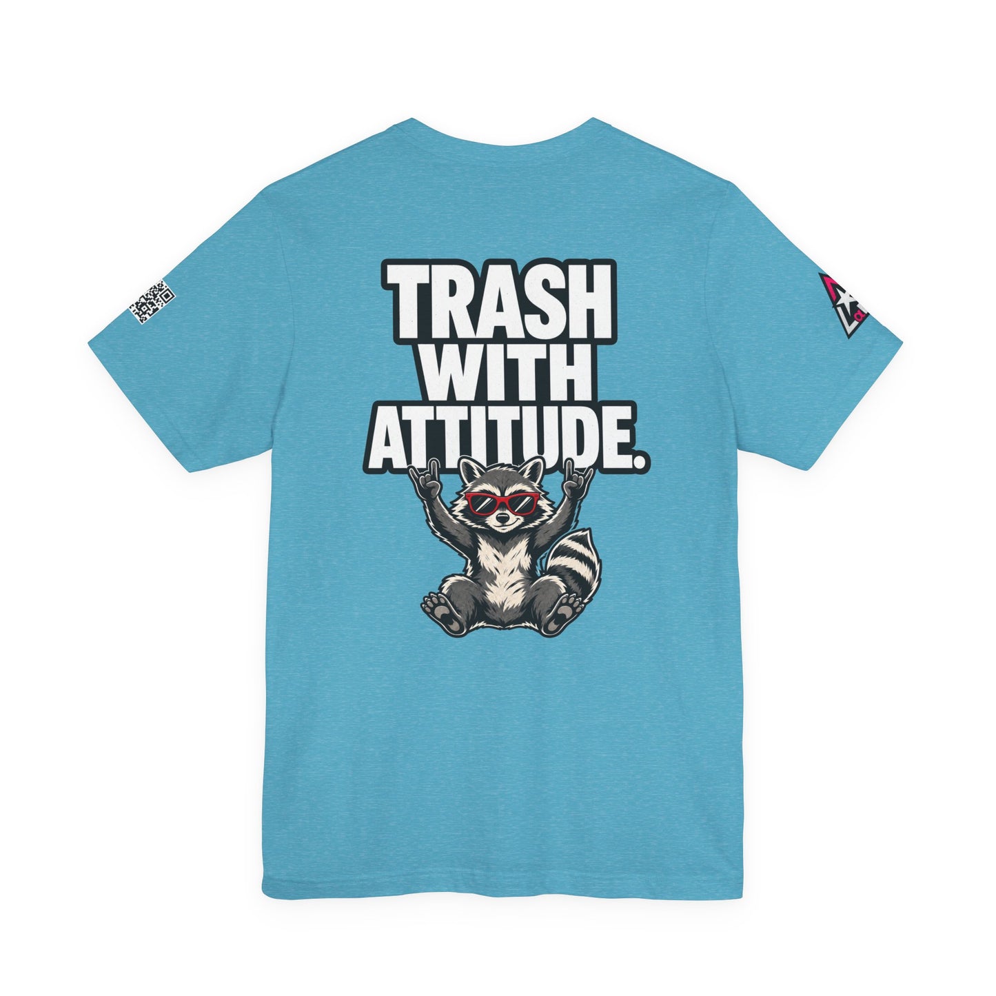 Trash With Attitude – Funny Raccoon Graphic Tee