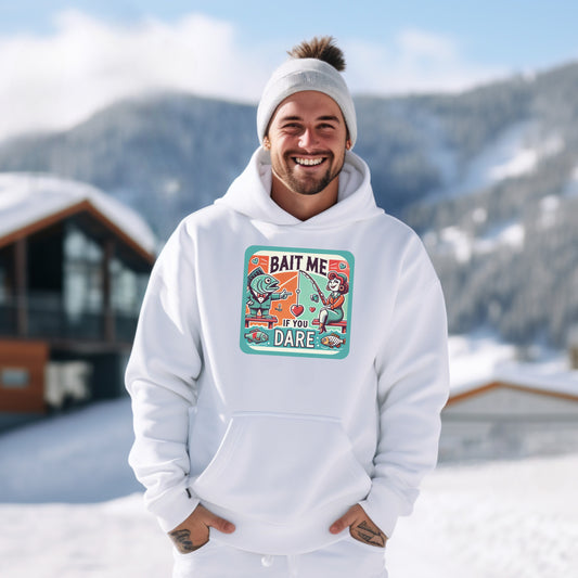 Bait Me If You Dare Hoodie Fun and Unique Apparel Product
