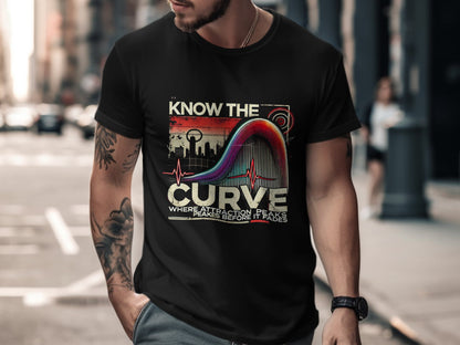 Know the Curve Where Attraction Peaks T shirt product