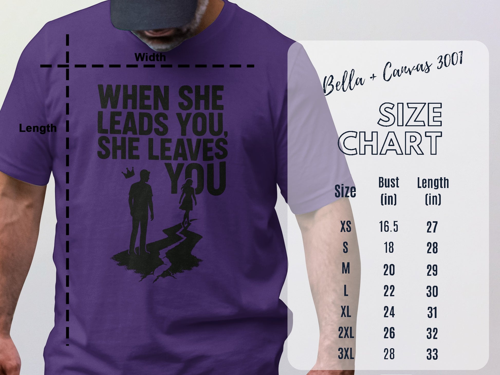 When She Leads You She Leaves You T-Shirt product