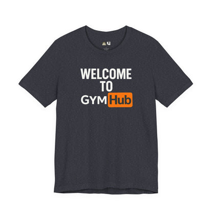 Welcome Gym Hub Obsession Tee – Unisex Streetwear Graphic Tee