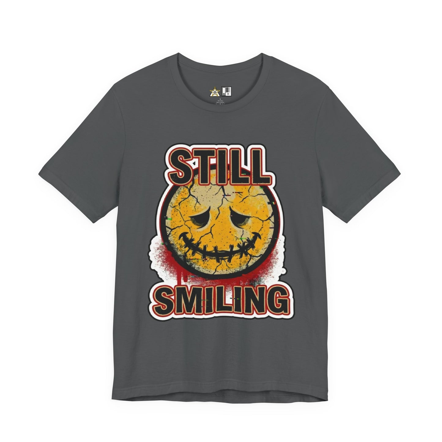 Still Smiling unisex streetwear graphic tee