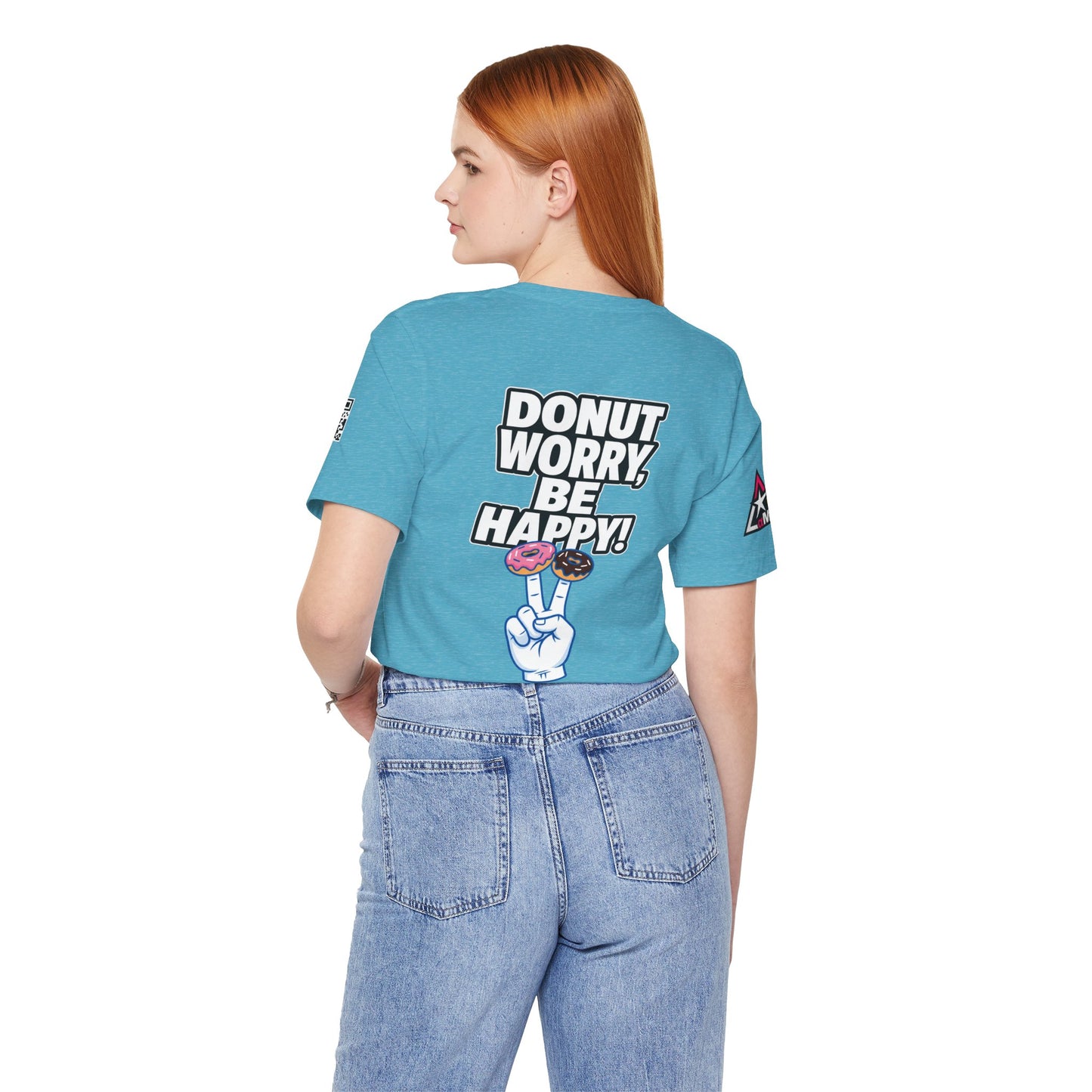 Donut Worry, Be Happy – Funny Donut Graphic Tee