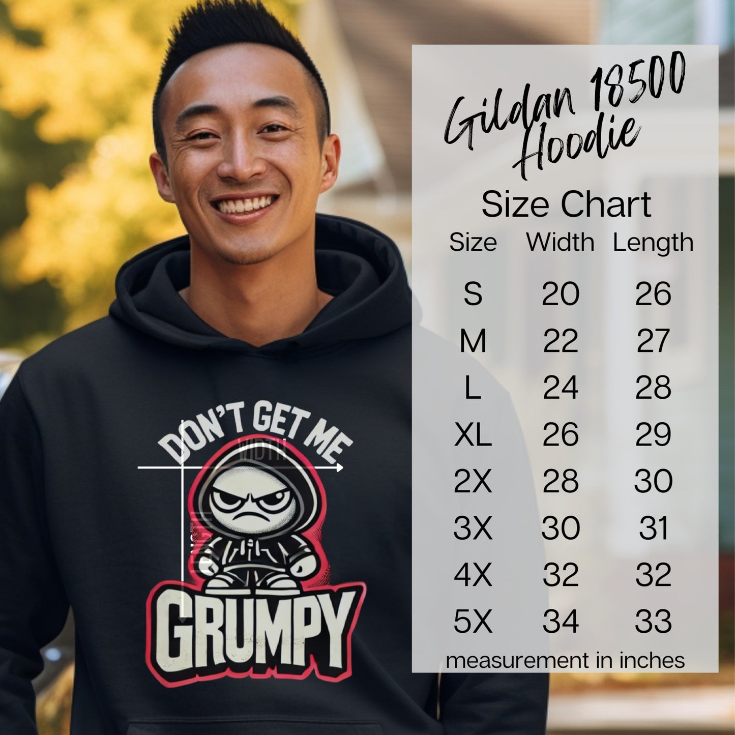 Don't Get Me Grumpy Gildan 18500 Hoodie product