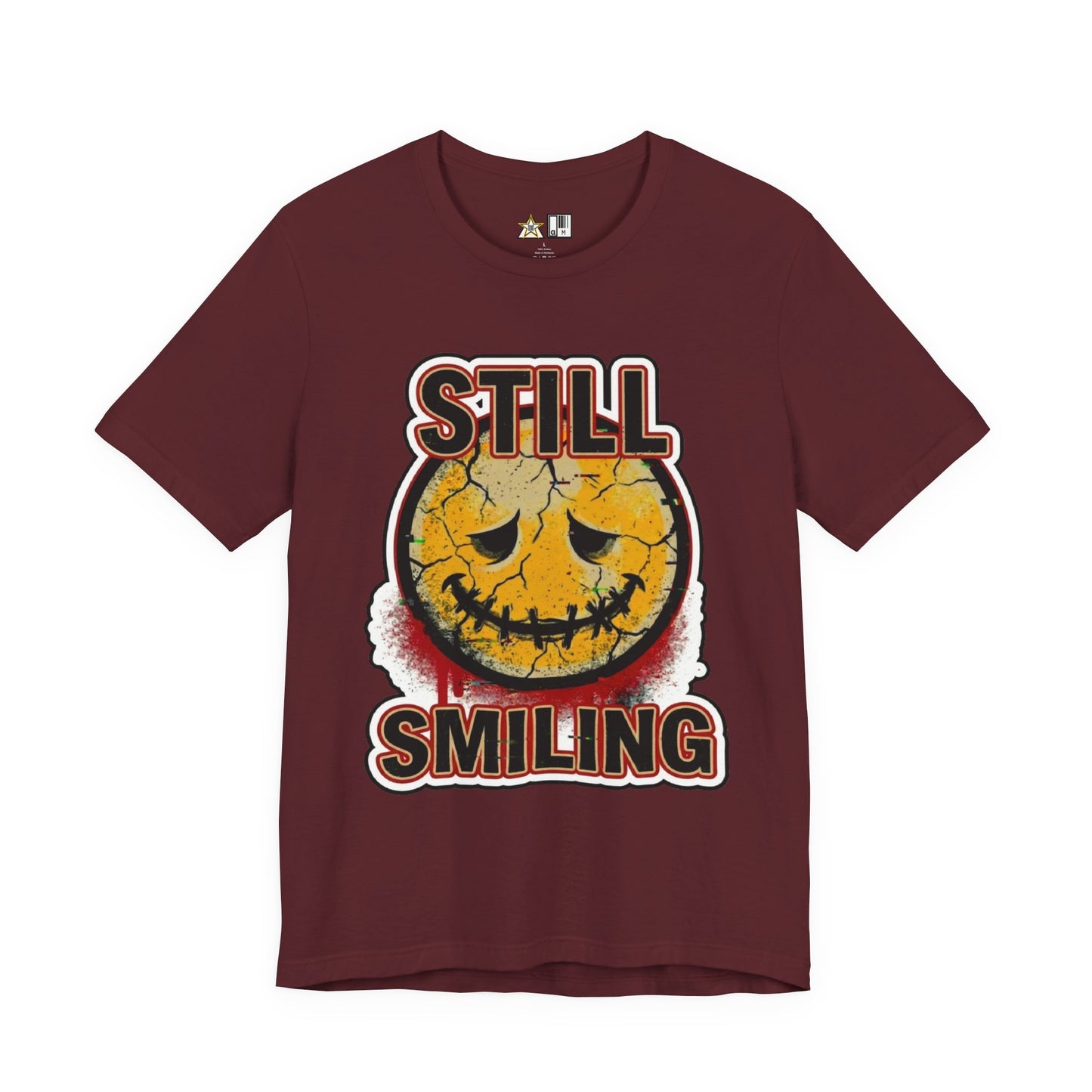 Still Smiling unisex streetwear graphic tee
