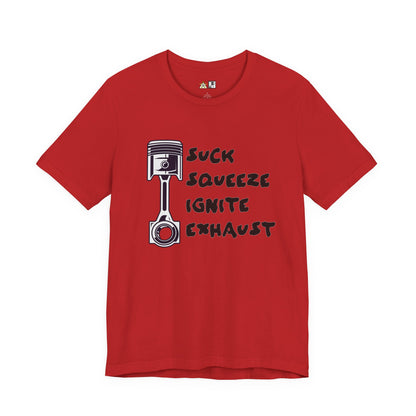 Suck Squeeze Ignite Exhaust Mindset – Unisex Streetwear Graphic Tee