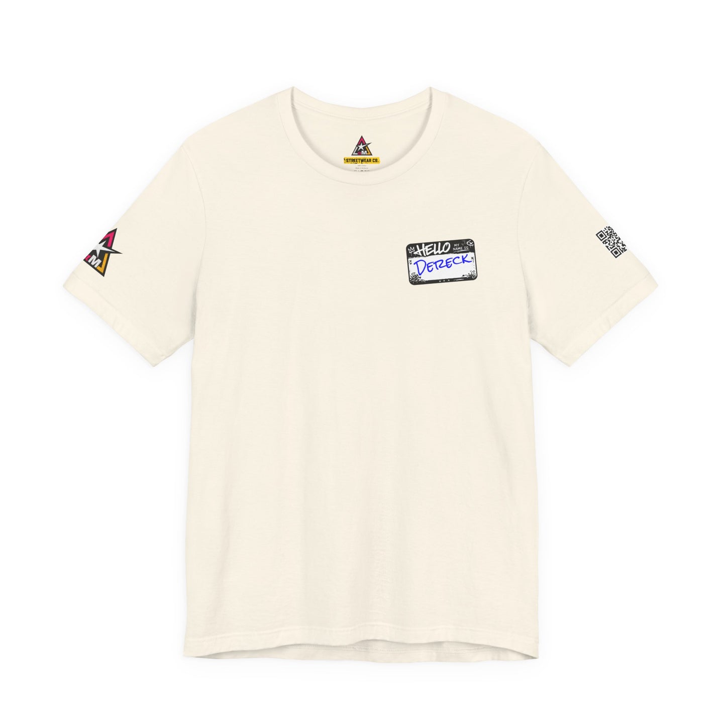 Custom Name Tag – Personalized Streetwear Graphic Tee