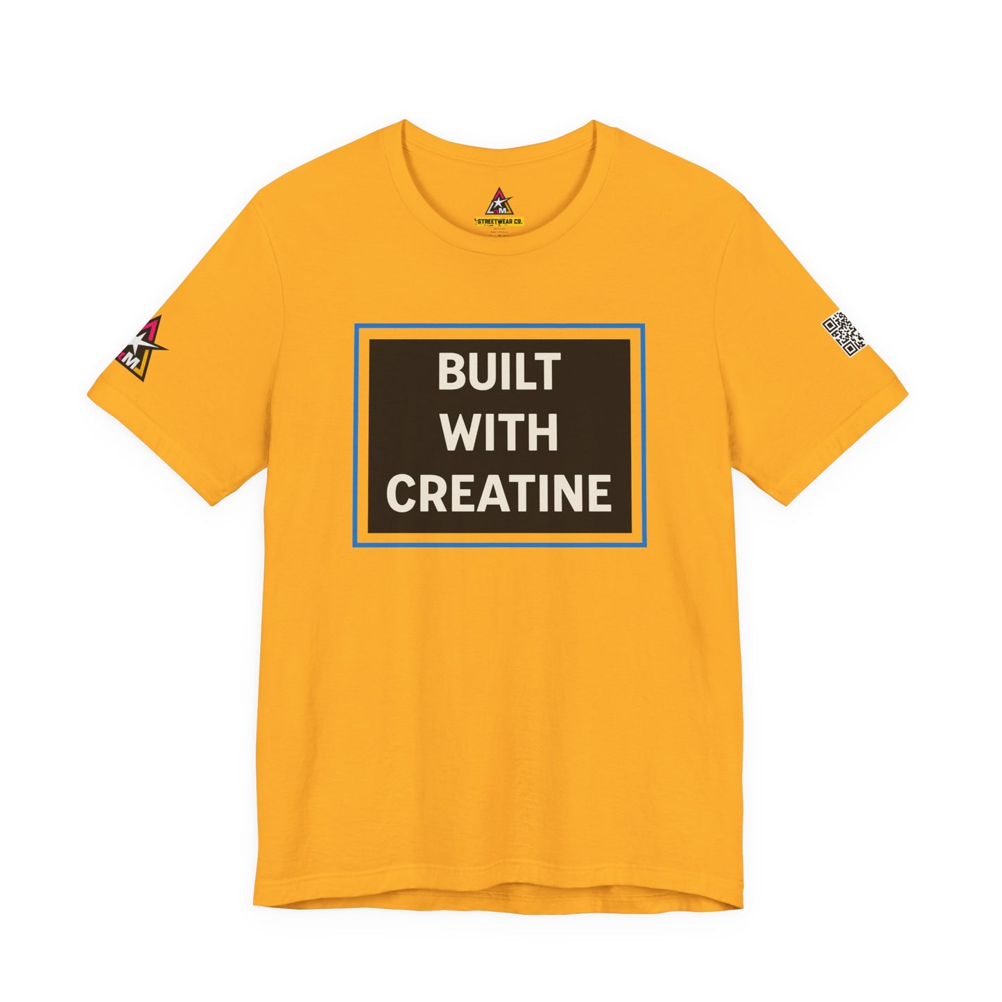 Built With Creatine Graphic T-Shirt | Gym Streetwear Tee | Bodybuilding & Fitness Shirt