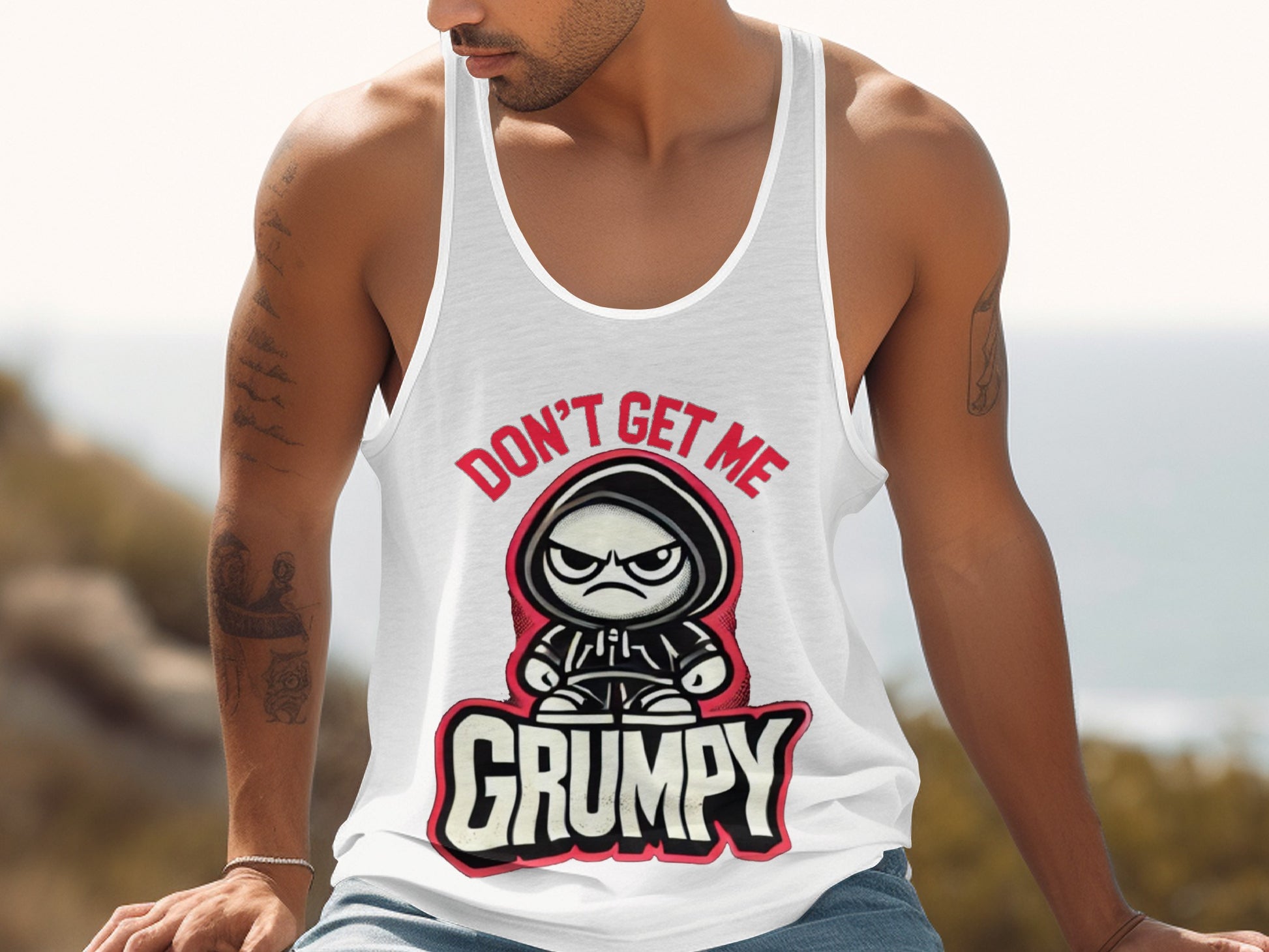 Don't Get Me Grumpy Graphic Tank Top product type
