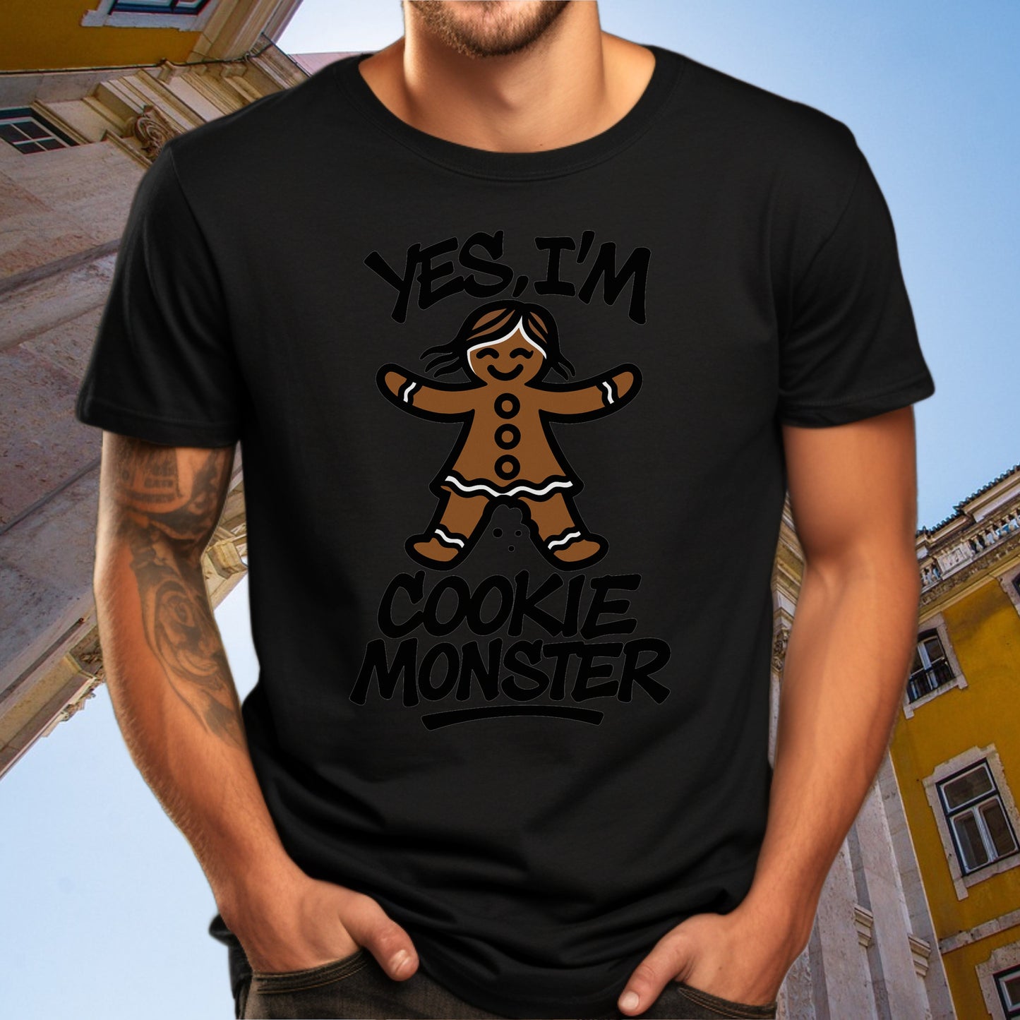 Yes I'm Cookie Monster Graphic Tee product type
