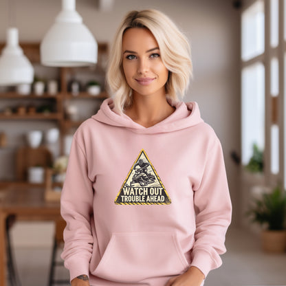 Watch Out Trouble Ahead Graphic Hoodie product