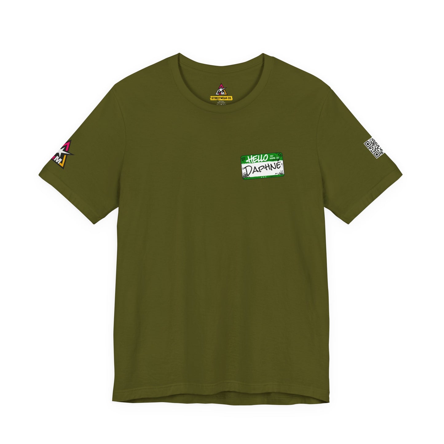 Custom Name Tag – Personalized Streetwear Graphic Tee