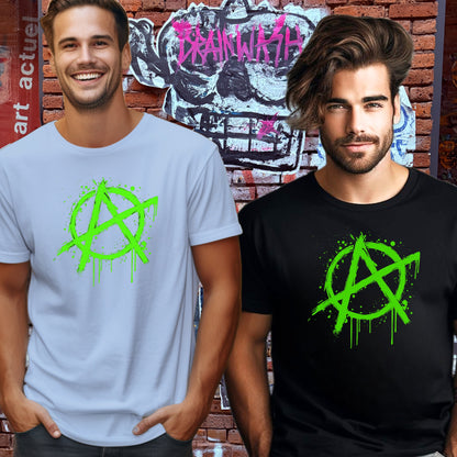 Unique Anarchy Graffiti Design T-shirt