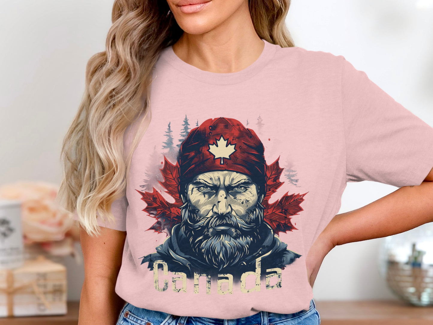 Patriotic Canada Graphic Tee Shirt product type