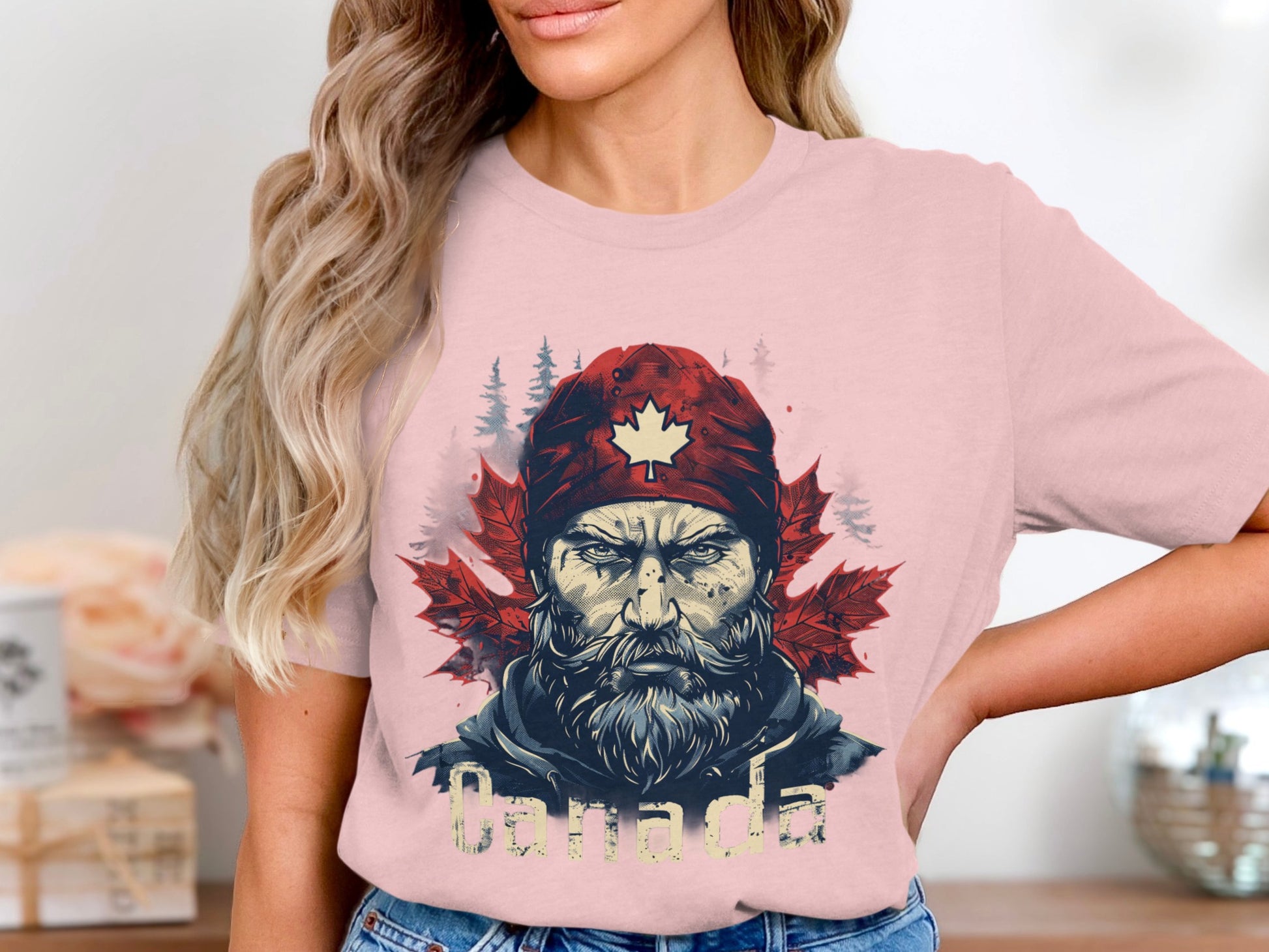 Patriotic Canada Graphic Tee Shirt product type