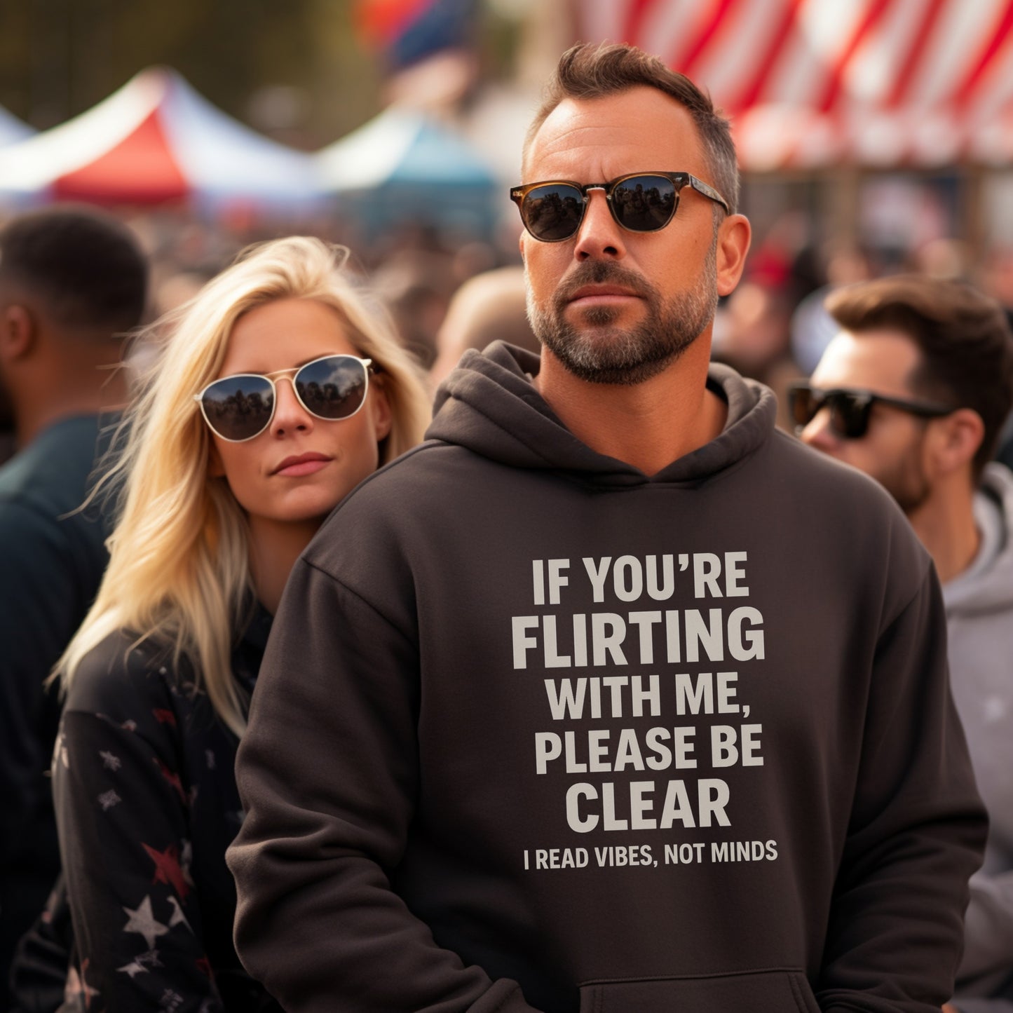 If You're Flirting With Me Please Be Clear Hoodie